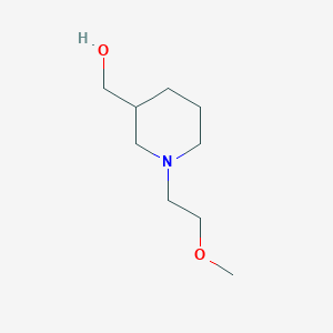 molecular formula C9H19NO2 B1520621 [1-(2-Methoxyethyl)piperidin-3-yl]methanol CAS No. 915921-51-6