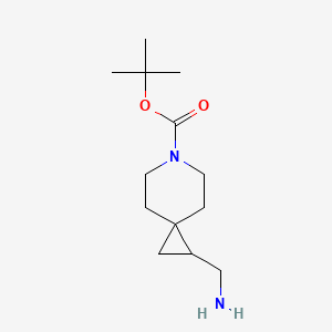 molecular formula C13H24N2O2 B1520624 tert-Butyl 1-(aminomethyl)-6-azaspiro[2.5]octane-6-carboxylate CAS No. 1163729-53-0