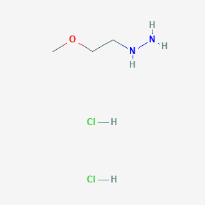 molecular formula C3H12Cl2N2O B1520626 (2-Methoxyethyl)hydrazine dihydrochloride CAS No. 885330-03-0