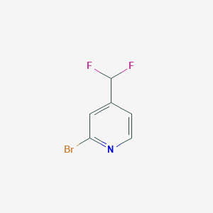 molecular formula C6H4BrF2N B1520631 2-Bromo-4-(difluoromethyl)pyridine CAS No. 1204295-87-3