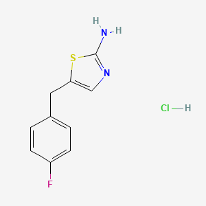 5-[(4-Fluorophenyl)methyl]-1,3-thiazol-2-amine hydrochloride