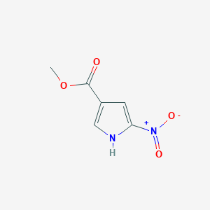 molecular formula C6H6N2O4 B1520656 Methyl 5-nitro-1H-pyrrole-3-carboxylate CAS No. 32116-27-1