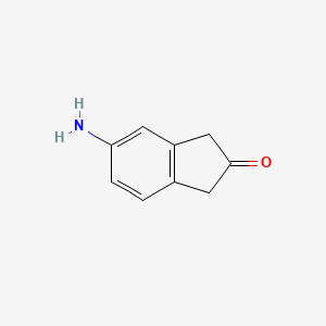 molecular formula C9H9NO B1520658 5-Amino-1H-inden-2(3H)-one CAS No. 1187983-73-8