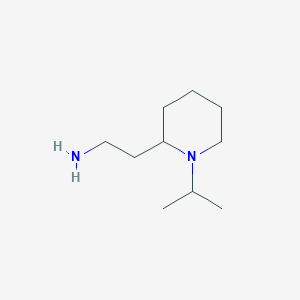 molecular formula C10H22N2 B1520659 2-(1-Isopropylpiperidin-2-yl)ethanamine CAS No. 915922-79-1