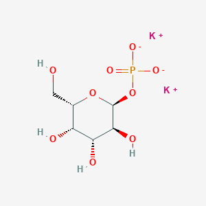 molecular formula C6H11K2O9P B15206647 A-L-galactose-1-phosphate dipotassium salt 