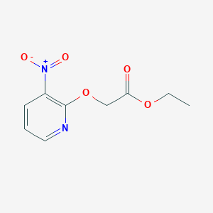 B152067 Ethyl 2-(3-nitropyridin-2-yl)oxyacetate CAS No. 136718-78-0