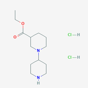 Ethyl 1,4'-bipiperidine-3-carboxylate dihydrochloride