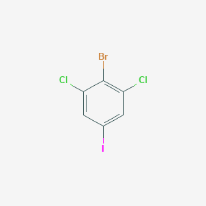 molecular formula C6H2BrCl2I B1520680 4-Bromo-3,5-dichloroiodobenzene CAS No. 1000574-29-7