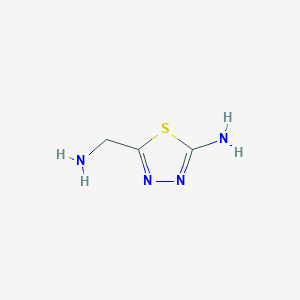 5-(Aminomethyl)-1,3,4-thiadiazol-2-amine