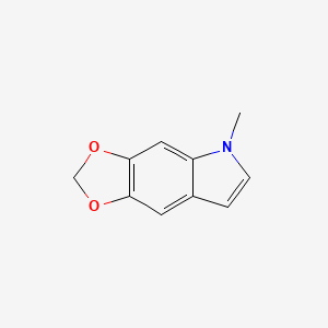 molecular formula C10H9NO2 B15206947 5-methyl-5H-[1,3]dioxolo[4,5-f]indole 
