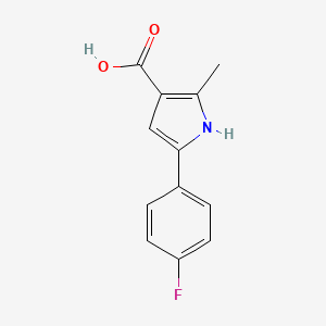 5-(4-fluorophenyl)-2-methyl-1H-pyrrole-3-carboxylic acid
