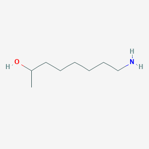 molecular formula C8H19NO B15206983 8-Aminooctan-2-ol 
