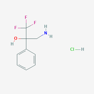 3-Amino-1,1,1-trifluoro-2-phenylpropan-2-ol hydrochloride