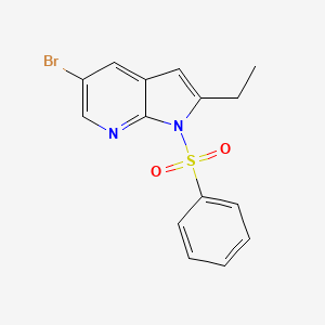 5-Bromo-2-ethyl-1-(phenylsulfonyl)-1H-pyrrolo[2,3-b]pyridine
