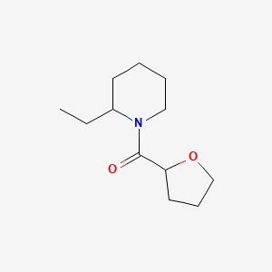 molecular formula C12H21NO2 B15207080 (2-Ethylpiperidin-1-yl)(tetrahydrofuran-2-yl)methanone 