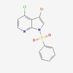 3-Bromo-4-chloro-1-(phenylsulfonyl)-1H-pyrrolo[2,3-B]pyridine