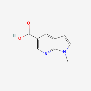 molecular formula C9H8N2O2 B1520722 1-Methyl-1H-pyrrolo[2,3-B]pyridine-5-carboxylic acid CAS No. 934568-20-4