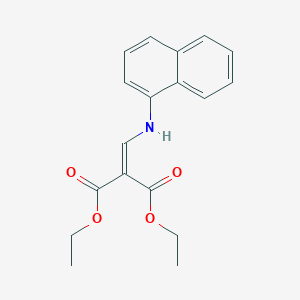 molecular formula C18H19NO4 B152074 Diethyl 2-[(1-naphthylamino)methylene]malonate CAS No. 131775-94-5