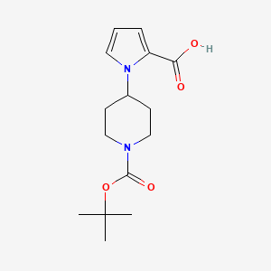 1-{1-[(tert-butoxy)carbonyl]piperidin-4-yl}-1H-pyrrole-2-carboxylic acid