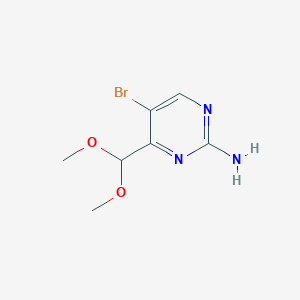 5-Bromo-4-(dimethoxymethyl)pyrimidin-2-amine