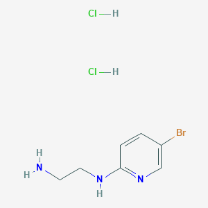 N1-(5-Bromopyridin-2-yl)ethane-1,2-diamine dihydrochloride