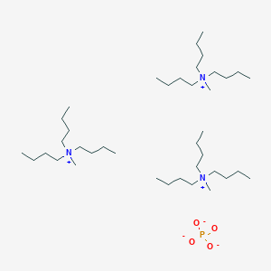 molecular formula C39H90N3O4P B15207679 N,N-Dibutyl-N-methylbutan-1-aminium phosphate 