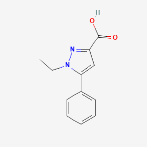 1-Ethyl-5-phenyl-1H-pyrazole-3-carboxylic acid