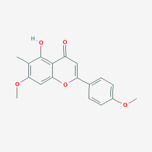 molecular formula C18H16O5 B015208 8-Demethyleucalyptin CAS No. 5689-38-3