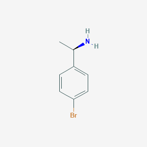 molecular formula C8H10BrN B152080 (R)-(+)-1-(4-Bromophenyl)ethylamine CAS No. 45791-36-4