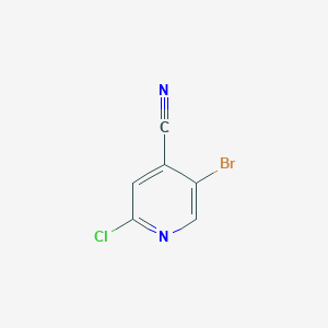 molecular formula C6H2BrClN2 B1520810 5-Bromo-2-chloroisonicotinonitrile CAS No. 1211515-17-1