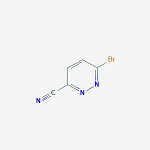 molecular formula C5H2BrN3 B1520811 6-Bromopyridazine-3-carbonitrile CAS No. 1027513-40-1