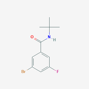 3-Bromo-N-tert-butyl-5-fluorobenzamide