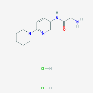 2-amino-N-[6-(piperidin-1-yl)pyridin-3-yl]propanamide dihydrochloride