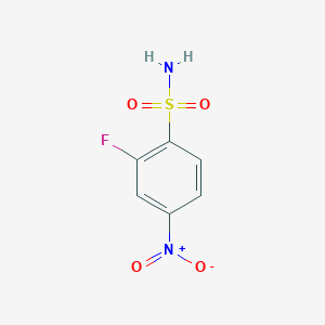 molecular formula C6H5FN2O4S B1520823 2-Fluoro-4-nitrobenzenesulfonamide CAS No. 1204574-82-2