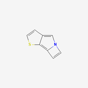 molecular formula C8H5NS B15208249 Azeto[1,2-a]thieno[2,3-c]pyrrole CAS No. 210302-56-0