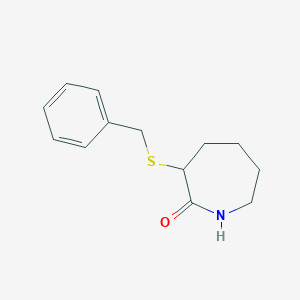 3-(Benzylsulfanyl)azepan-2-one