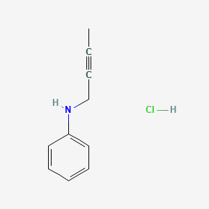 molecular formula C10H12ClN B1520853 But-2-ynyl-phenyl-amine hydrochloride CAS No. 1185302-18-4
