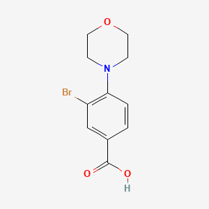 3-Bromo-4-morpholinobenzoic acid