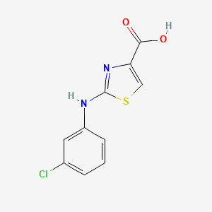 2-[(3-Chlorophenyl)amino]-1,3-thiazole-4-carboxylic acid