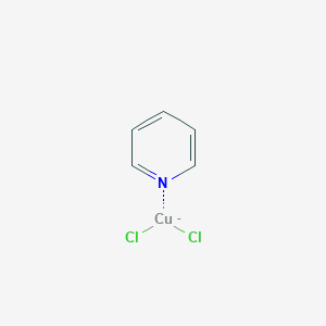 molecular formula C5H5Cl2CuN- B15208824 Copper dichloro(pyridine)- 