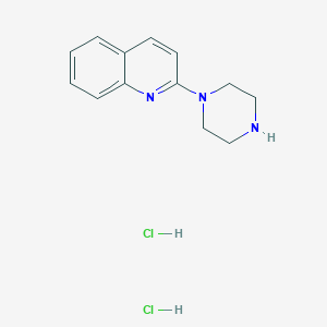 molecular formula C13H17Cl2N3 B1520884 2-哌嗪-1-基喹啉二盐酸盐 CAS No. 928026-67-9
