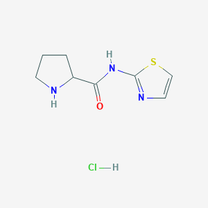 N-1,3-thiazol-2-ylpyrrolidine-2-carboxamide hydrochloride