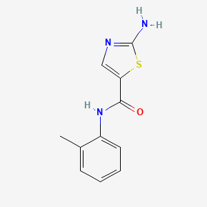 molecular formula C11H11N3OS B1520887 2-Amino-N-(o-tolyl)thiazole-5-carboxamide CAS No. 1184914-03-1