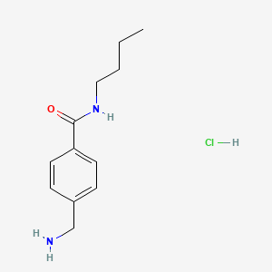 4-(aminomethyl)-N-butylbenzamide hydrochloride