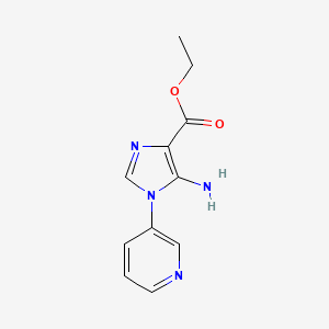 ethyl 5-amino-1-(pyridin-3-yl)-1H-imidazole-4-carboxylate