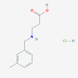 3-[(3-Methylbenzyl)amino]propanoic acid hydrochloride