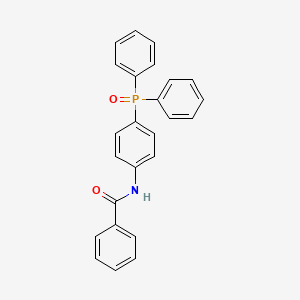 molecular formula C25H20NO2P B15209109 N-(4-(Diphenylphosphoryl)phenyl)benzamide CAS No. 90304-94-2