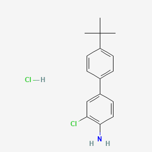 4'-Tert-butyl-3-chloro-1,1'-biphenyl-4-amine hydrochloride