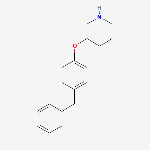 3-(4-Benzylphenoxy)piperidine