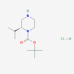 (R)-tert-Butyl 2-isopropylpiperazine-1-carboxylate hydrochloride